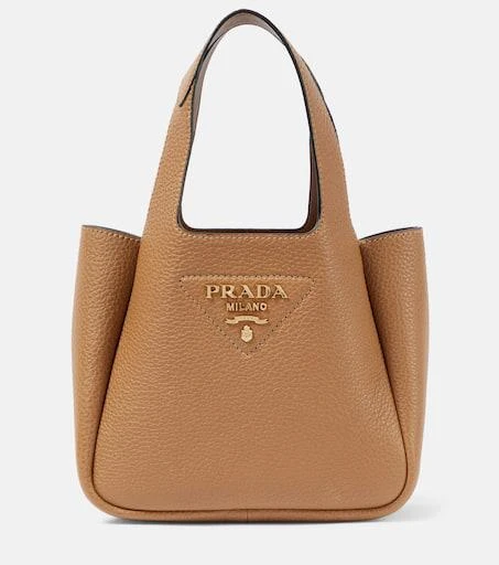 Prada Mini leather tote bag 1