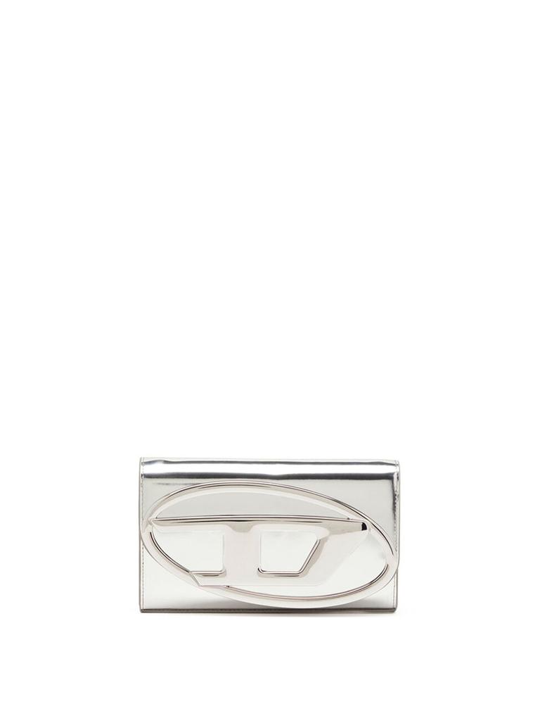 DIESEL / ディーゼル1DR WALLET STRAP Women's Wallet purse in crystal denim | Blue | Diesel