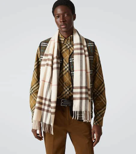 Burberry Burberry Check cashmere scarf 2