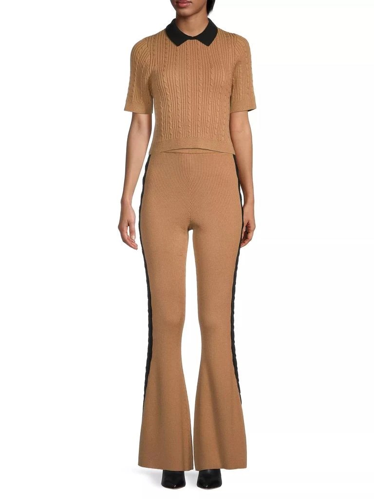 Victor Glemaud Wool Flared Leg Pants 2