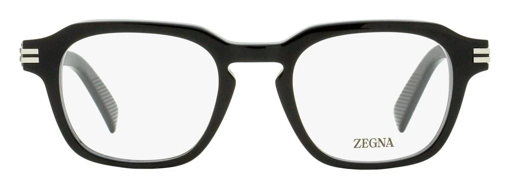 Zegna Men
s Modern Keyhole Eyeglasses EZ5282 001 Black 50mm 2