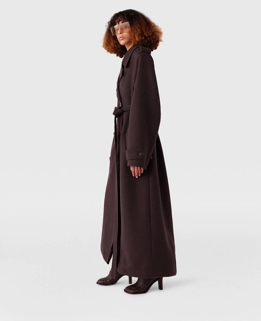 Stella McCartney Double-Faced Belted Trench Coat, Woman