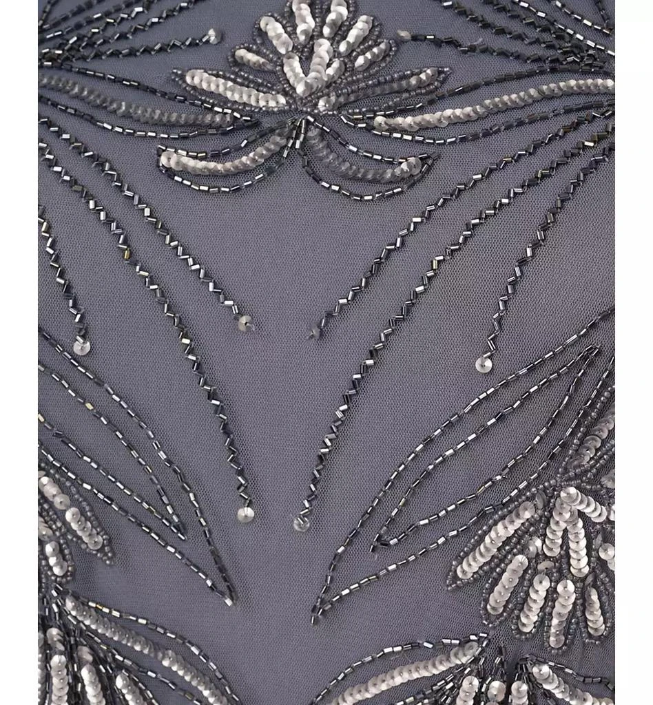 Adrianna Papell Plus Size Blouson Sequin Gown 5