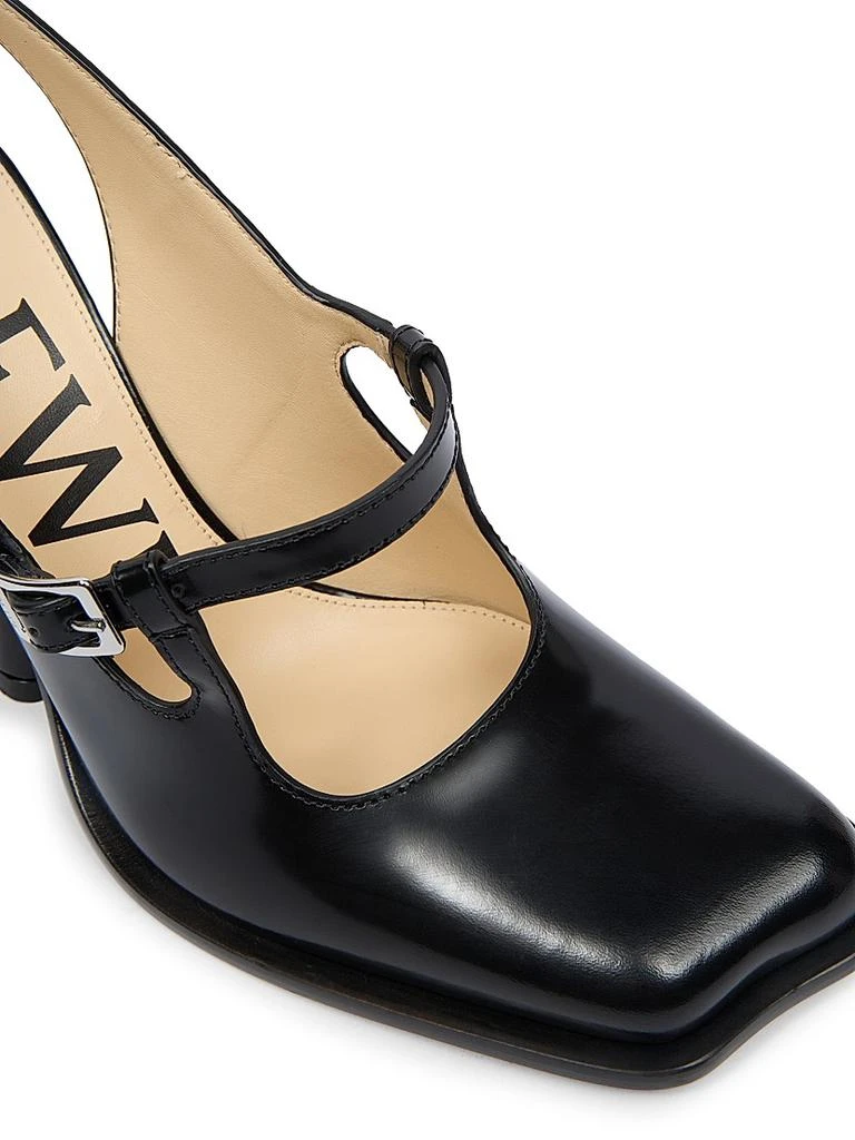 Loewe Onda Leather Slingback Pumps 6