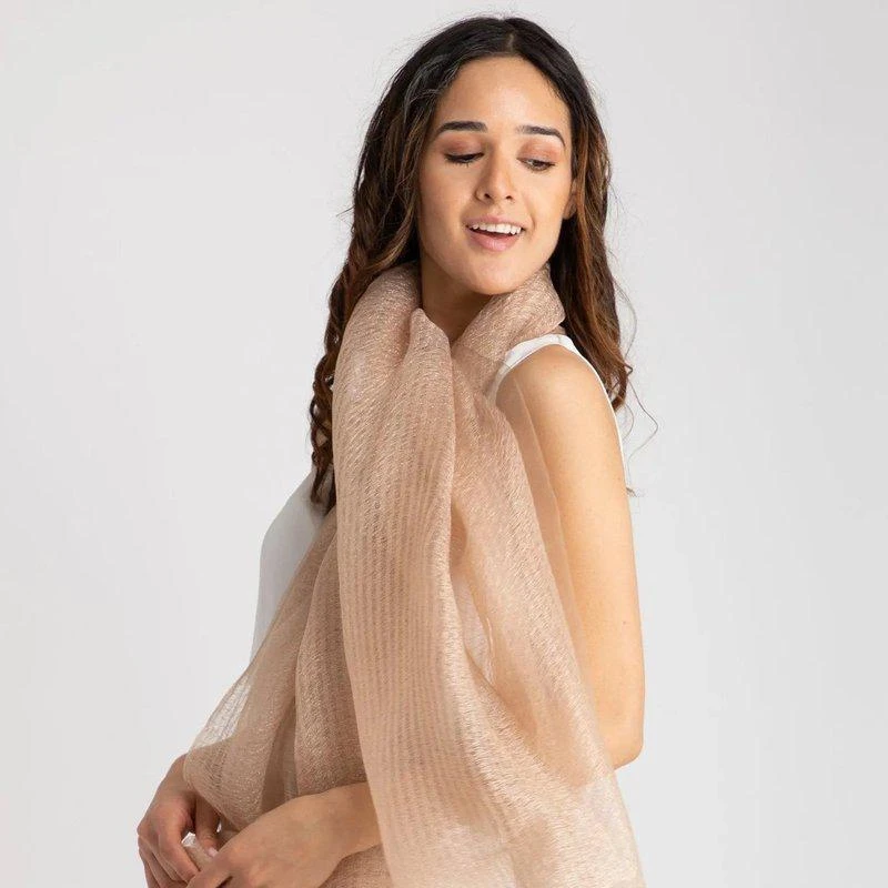 Saachi Style Sheer Social Wrap Scarf 2