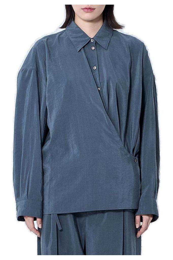 Lemaire Lemaire Long Sleeved Draped Shirt