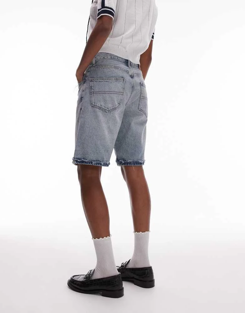 Tommy Jeans Tommy Jeans Mia relaxed bermuda denim shorts in bleached wash 4