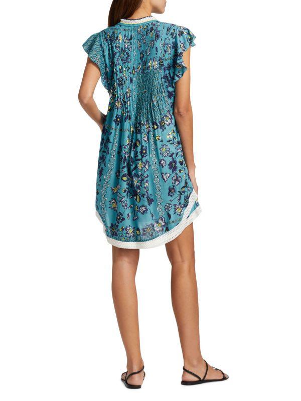 Poupette St Barth Sasha Floral Mini Dress