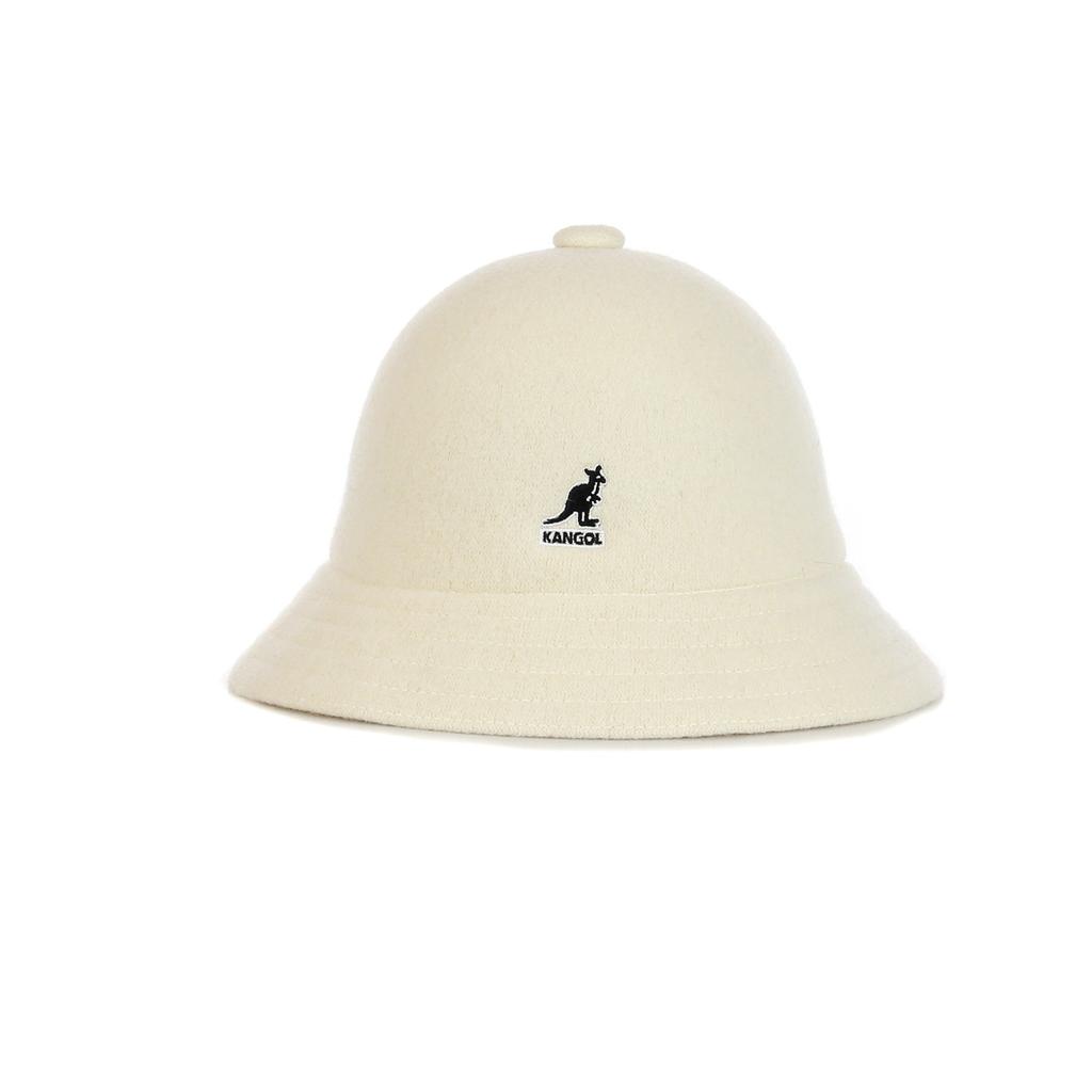 Kangol Men's Wool Casual White Bucket Hat