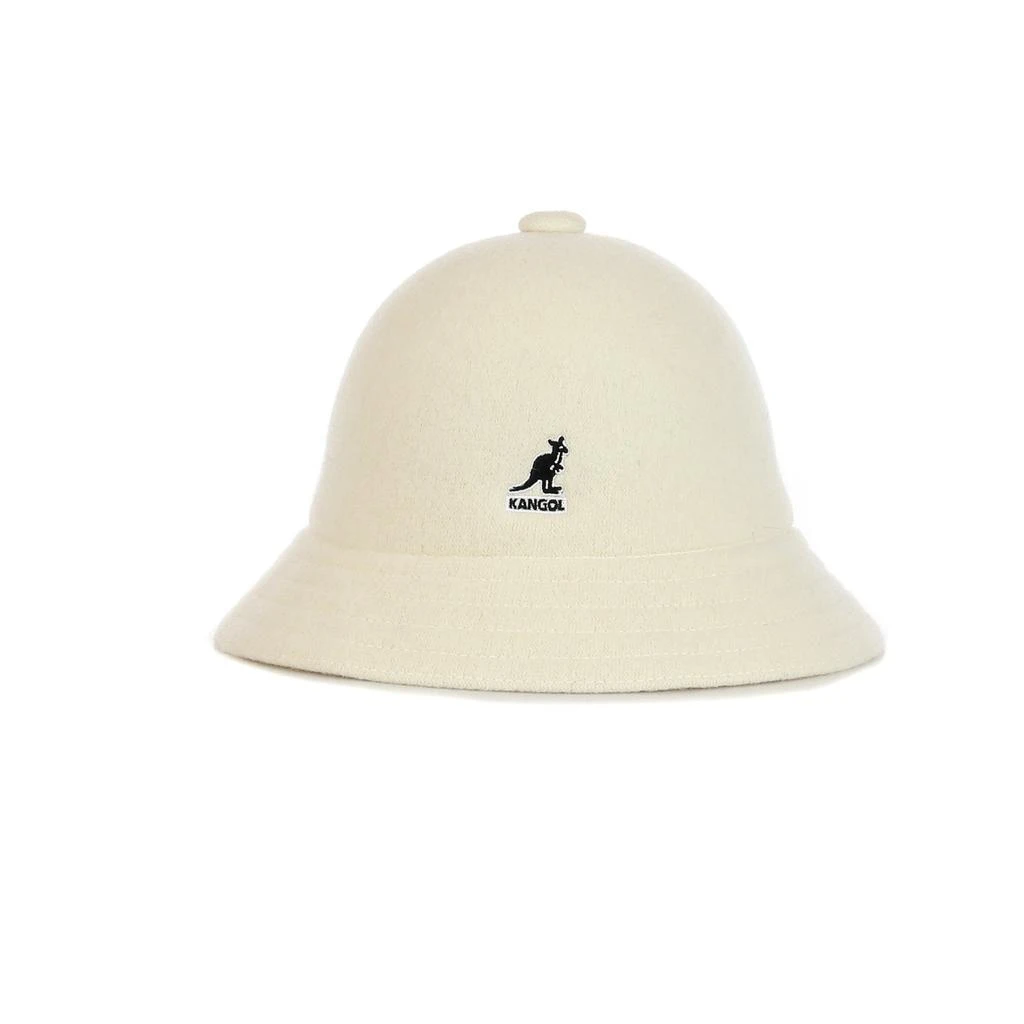 Kangol Men's Wool Casual White Bucket Hat 1