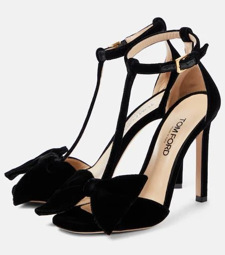 Tom Ford Brigitte velvet sandals 5