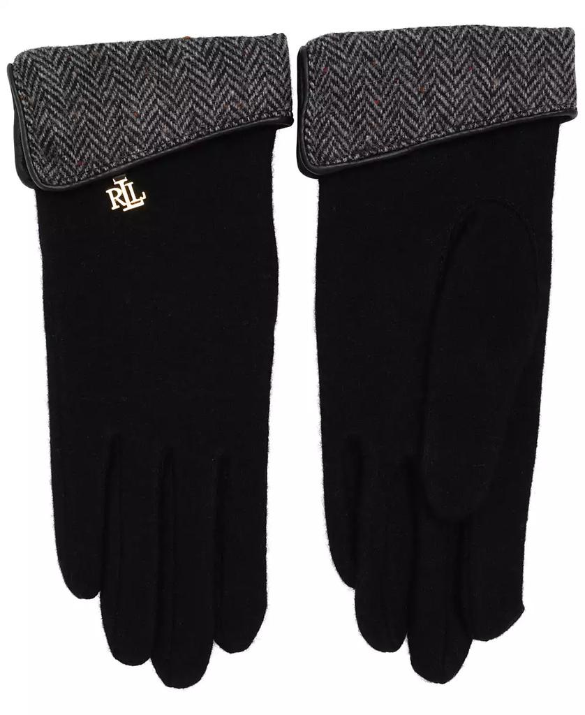 Ralph Lauren Pattern Cuff with Logo Charm Glove