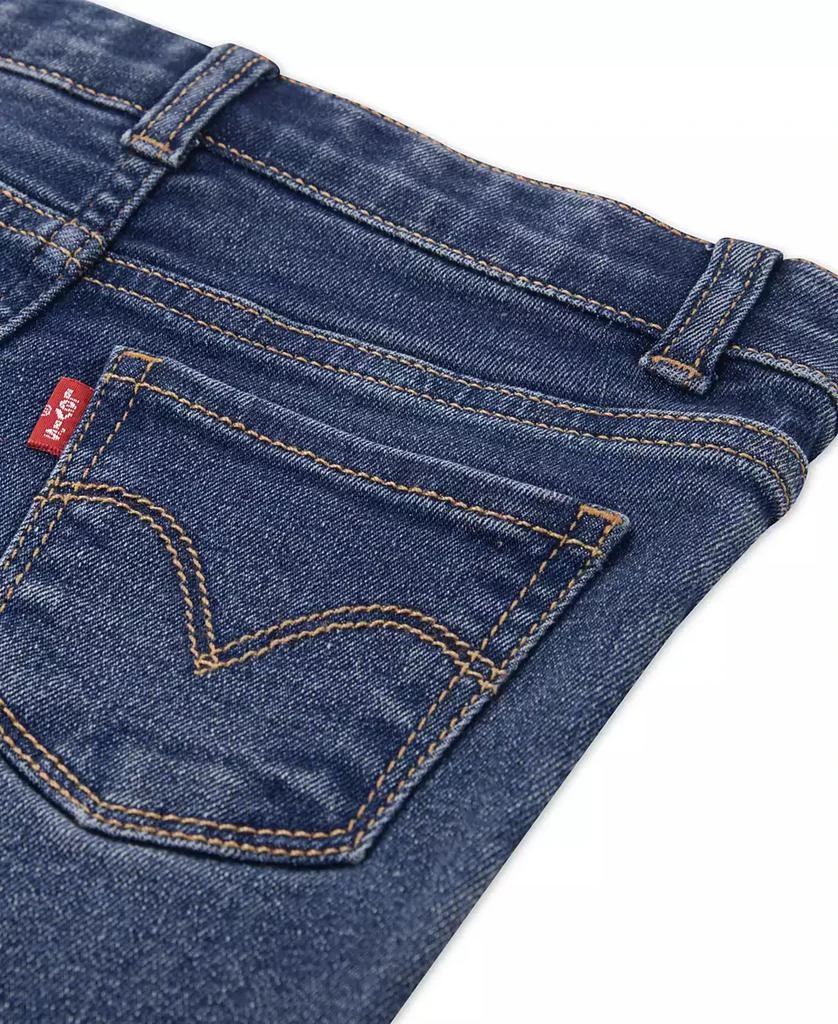 Levi
s Toddler Girls 2-Piece Ruched Crewneck Sweatshirt and Flared Jeans Set 5