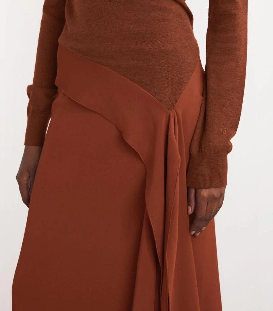 Victoria Beckham Wool Midi Dress 6