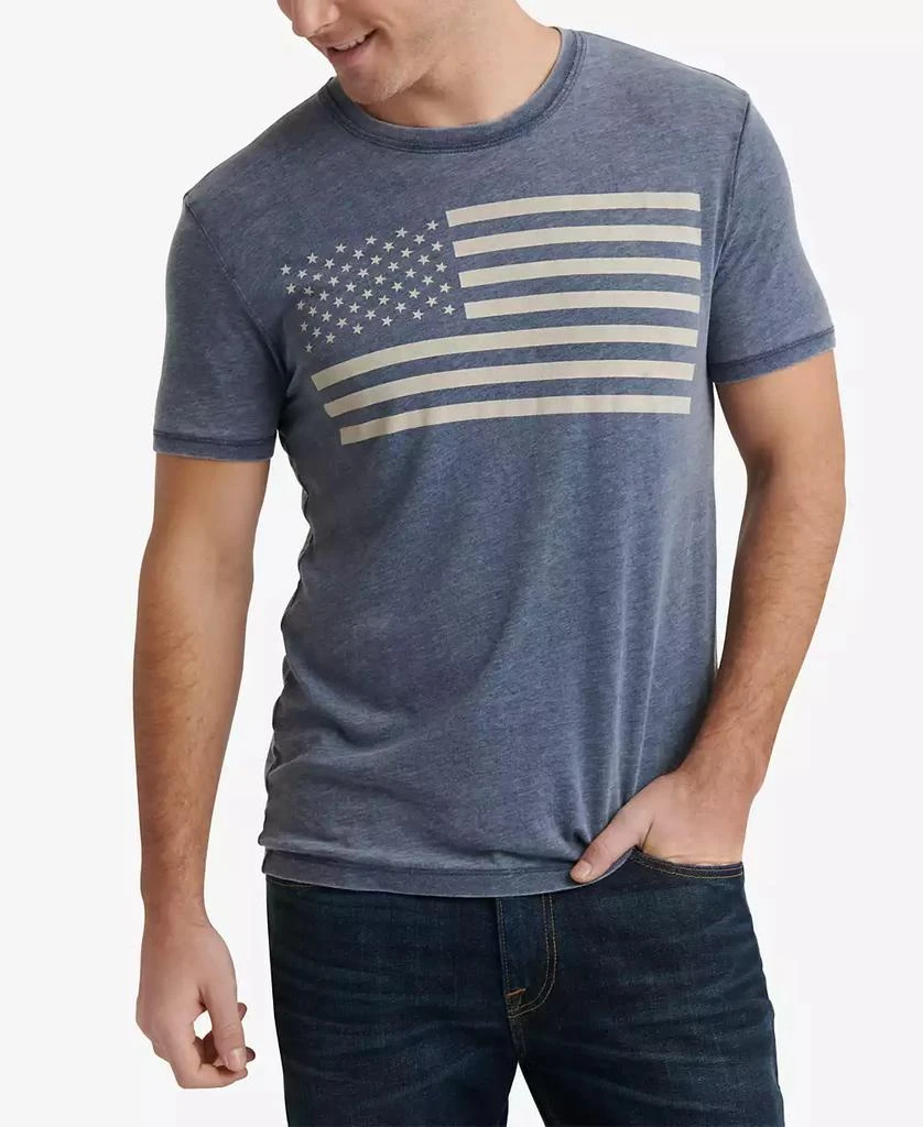 Lucky Brand Men's USA Flag Short Sleeve Graphic T-Shirt 1