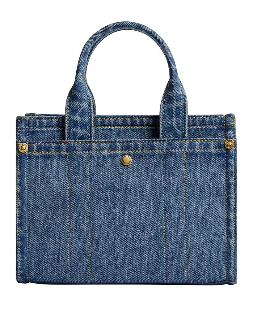 Coach Mini Cargo Denim Tote Bag 4