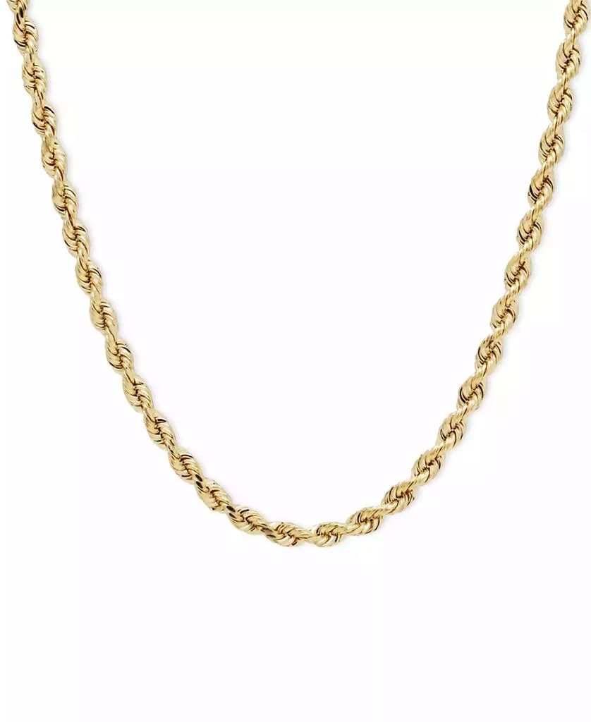 Macy's Rope Chain 24" Necklace (4mm) in 14k Gold 1