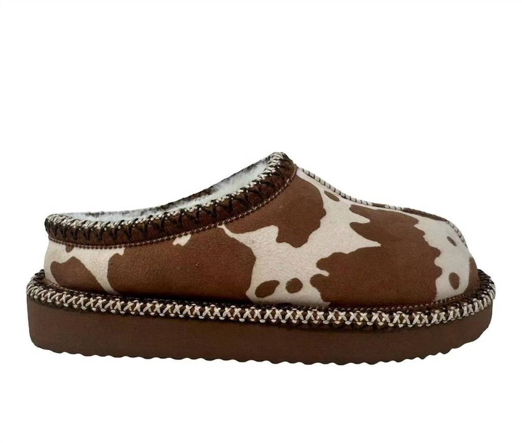 Very G Very G - Women
s Georgina Cow Print Slippers
