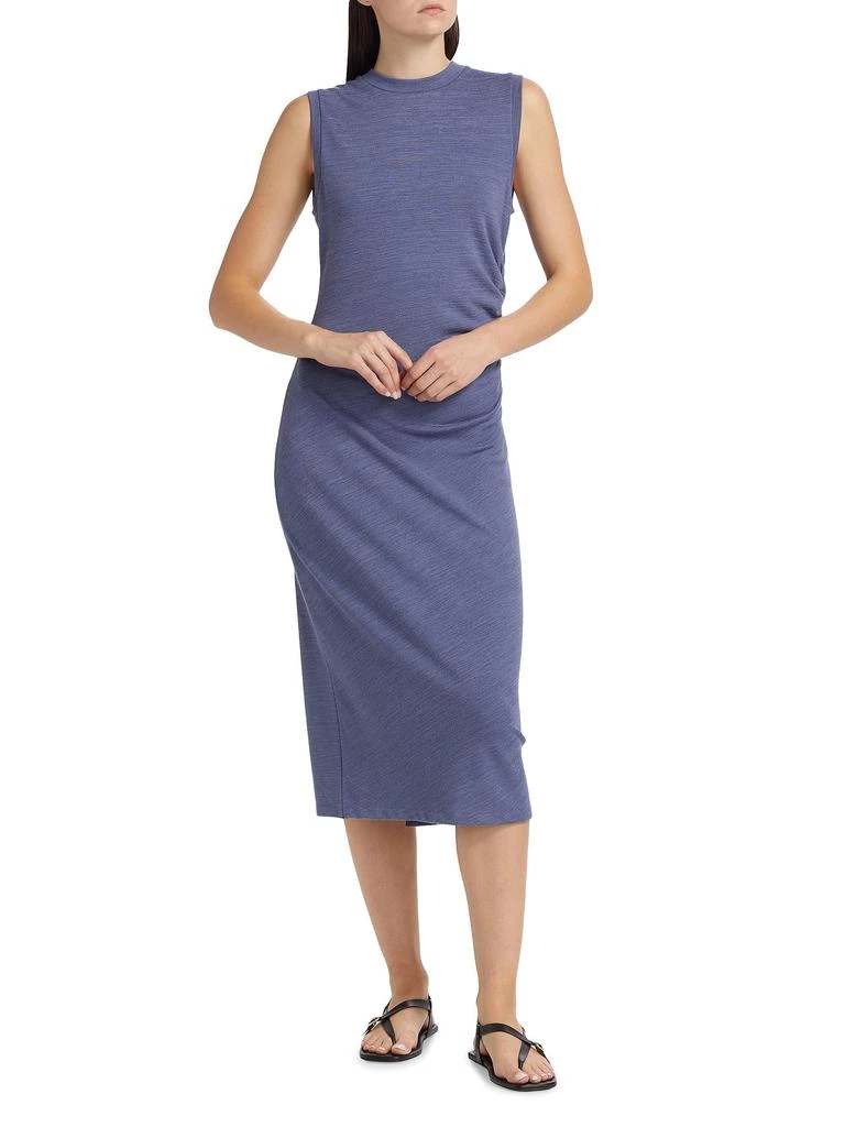 Vince Stretch Jersey Sleeveless Midi-Dress