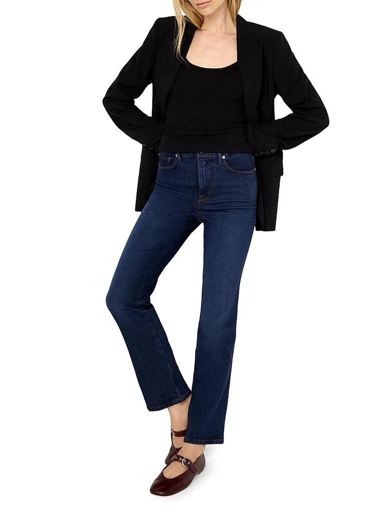 Good American Soft Tech Good Curve Straight Jeans 2