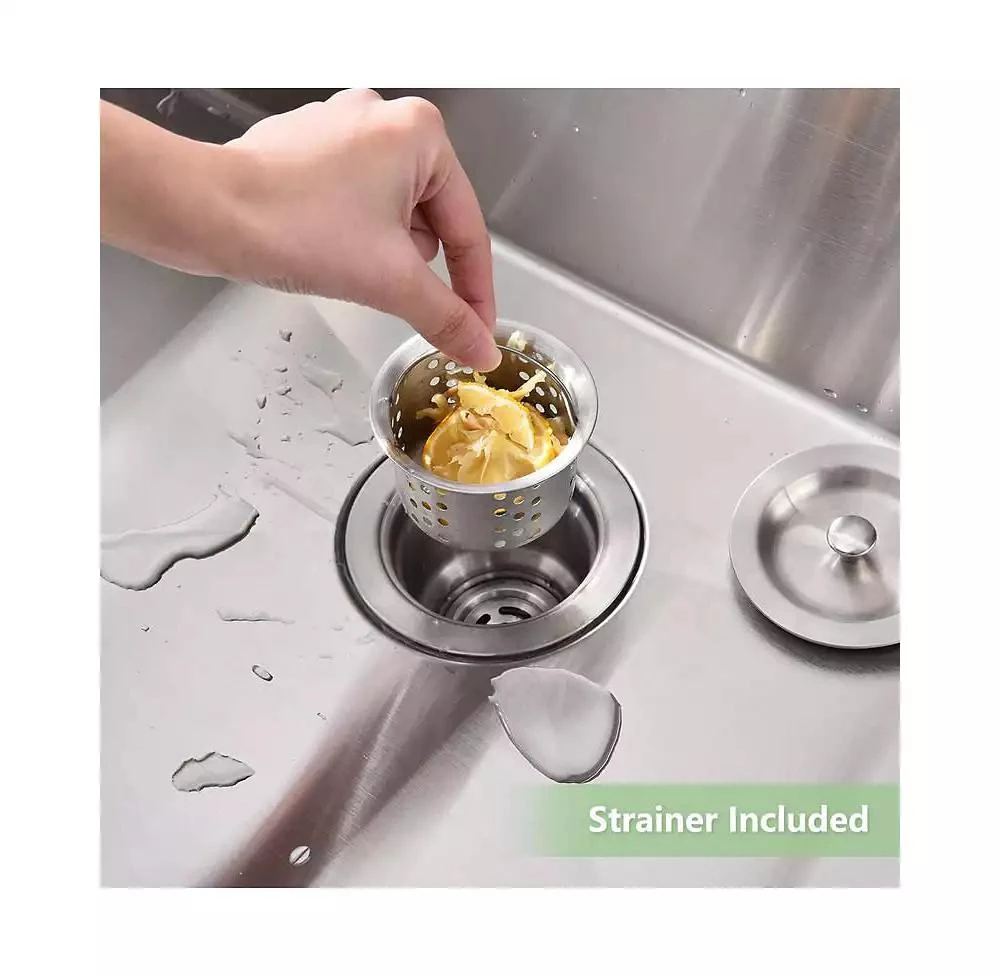 gaomon 30 Inch Kitchen Sink for Single Bowl,Undermount Kitchen Sink Stainless Steel Sink 16 Gauge Kitchen Sinks with Accessories, Easy Drain 4