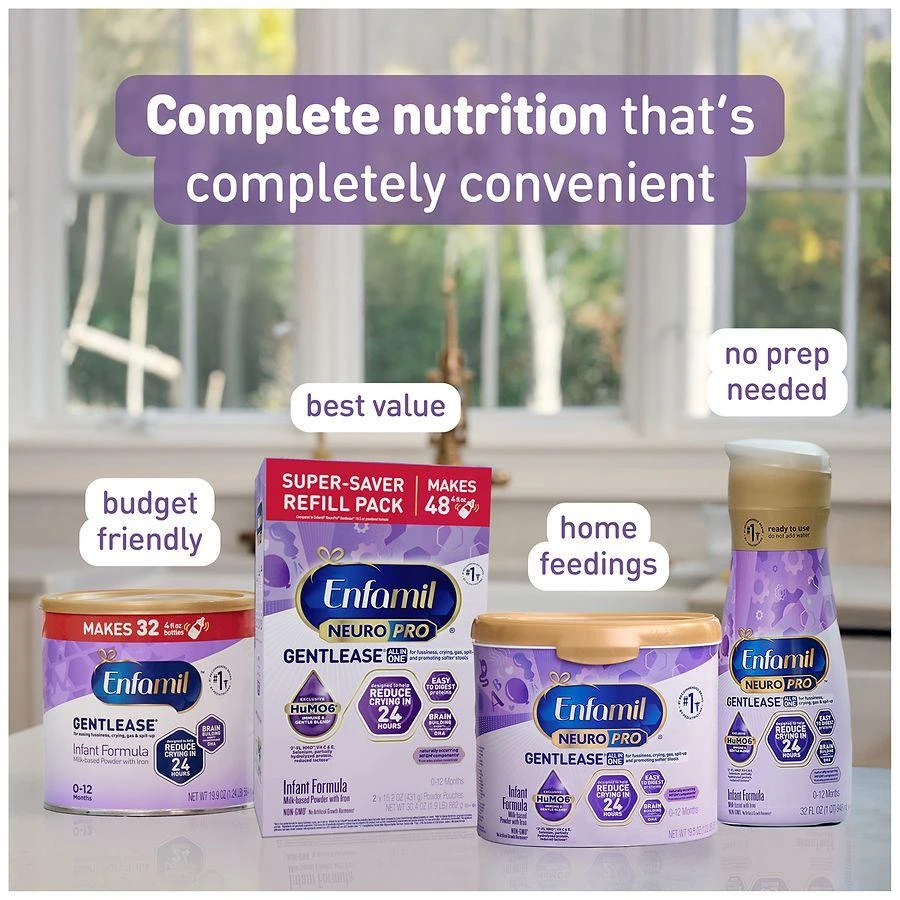 Enfamil Infant Formula 0-12M Makes 90 Ounces 6