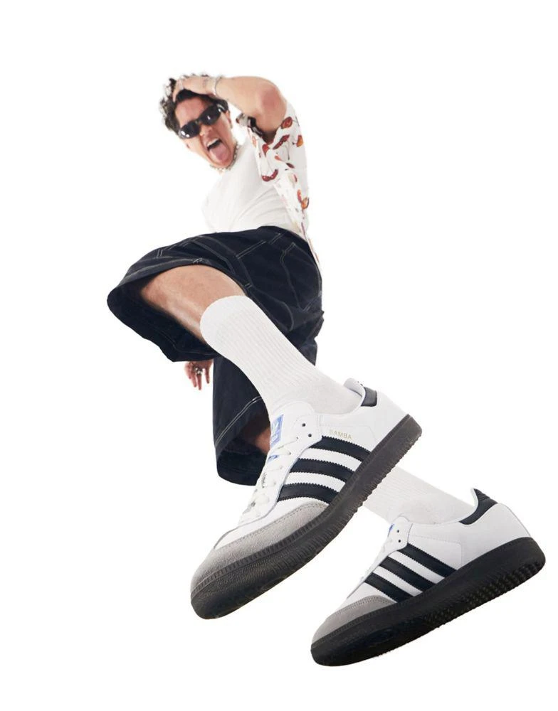 Adidas adidas Originals Samba OG trainers in white 2