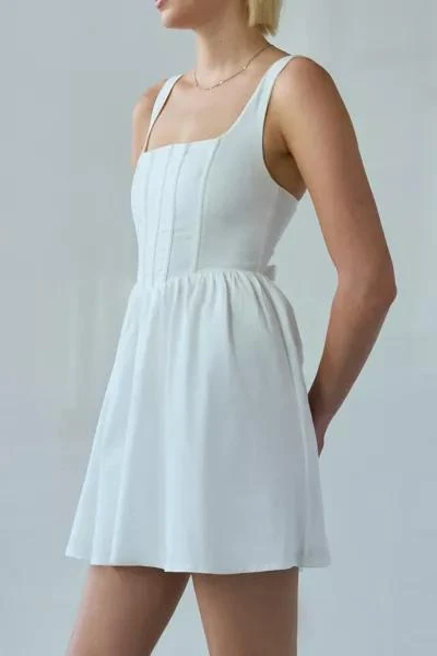 Kiss The Sky Kiss The Sky Belle Tie-Back Corset Mini Dress 4
