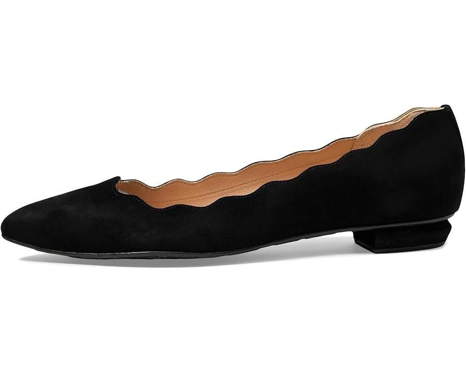French Sole Tequila Flats Women's US 9 Black Suede Pointed Toe Slip On ZPO3689 2