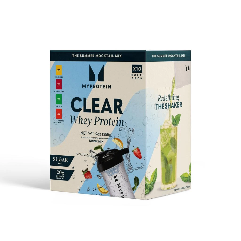 Myprotein Clear Whey Isolate, Sample Sachet 10 pack (USA) MyProtein