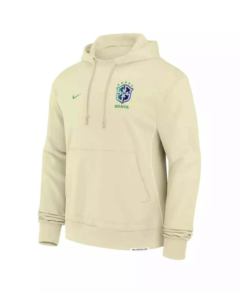 NIKE Men's Yellow Brazil National Team Standard Issue Pullover Hoodie 3