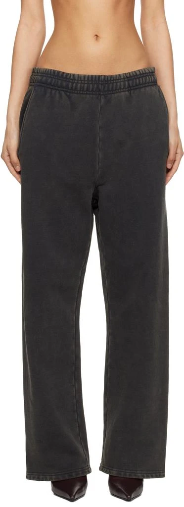 Entire Studios Black Straight Leg Sweatpants