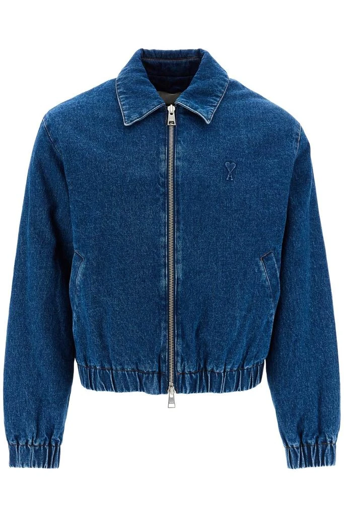 AMI Denim Bomber Jacket For 1