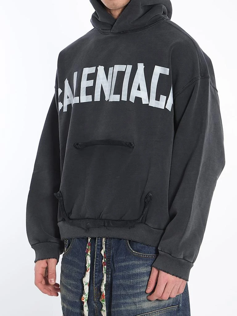 Balenciaga Ripped Pocket Tape Type Hoodie 2