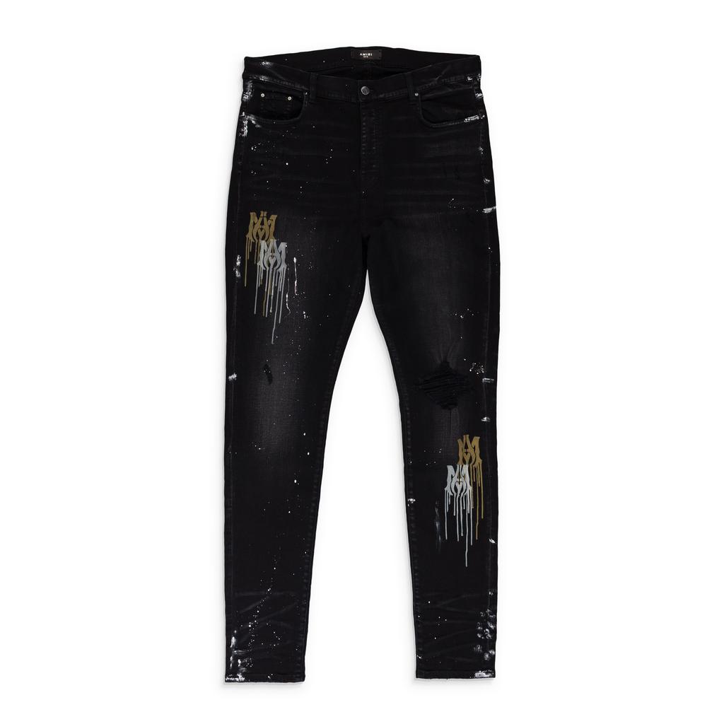AMIRI Blue Crystal Shotgun Jeans - Pants - Free Shipping