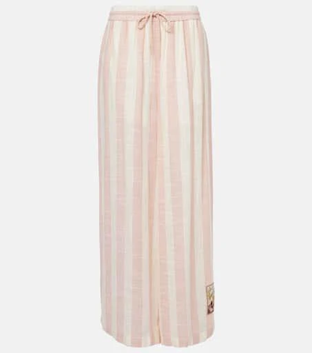 Zimmermann Acacia striped wide-leg pants 1
