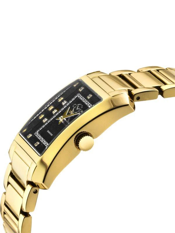 GV2 Luino 23MM IP Stainless Steel, Mother of Pearl & Diamond Bracelet Watch 2