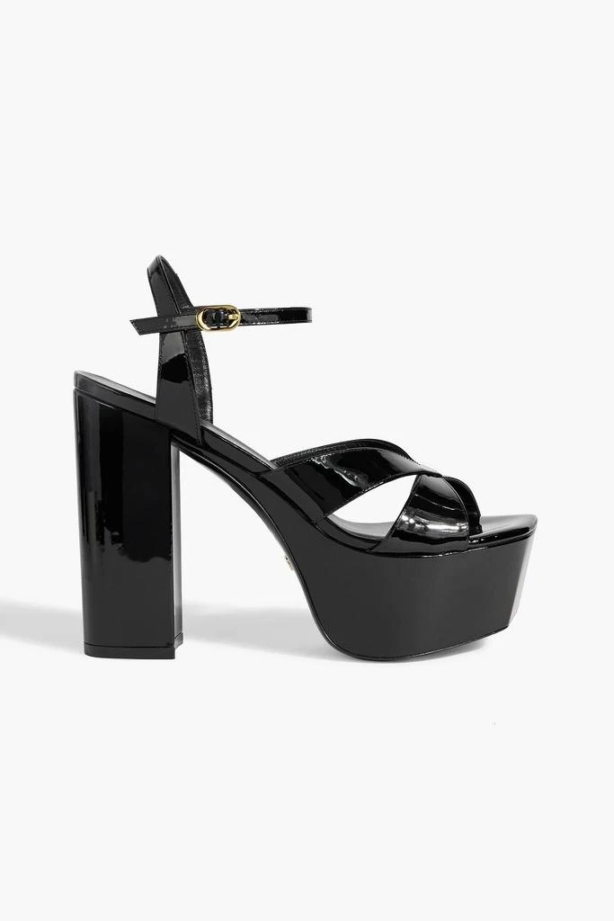 Stuart Weitzman Miami patent-leather platform sandals 1