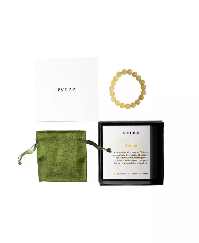 seree Manifest Collection | Abundance — Yellow Crystal Beaded Bracelet 6