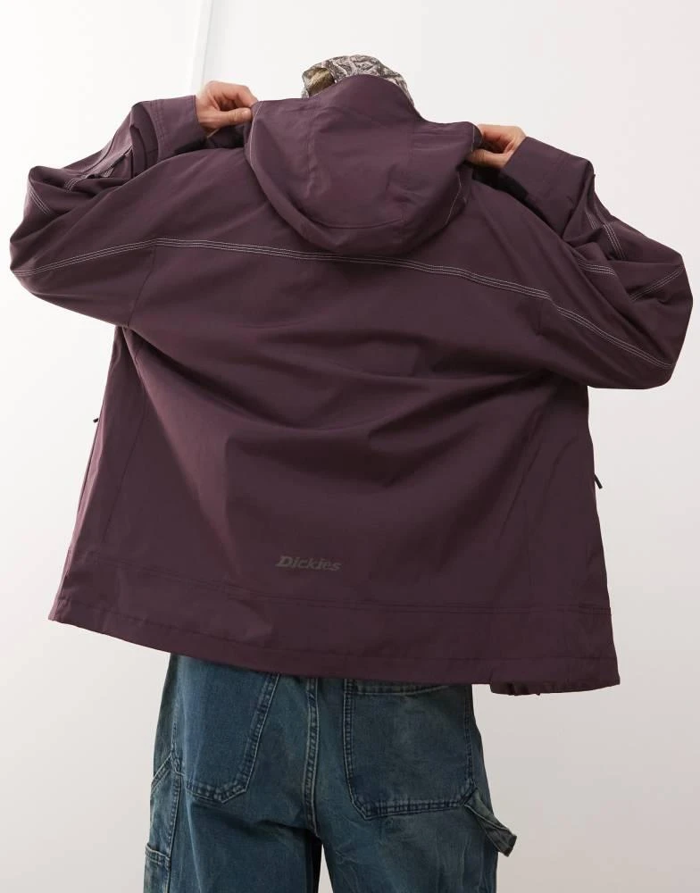 DICKIES Dickies Ronan hooded windbreaker jacket in purple 2