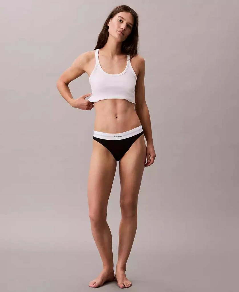 Calvin Klein Women
s Ribbed Bikini Underwear QF8022 2