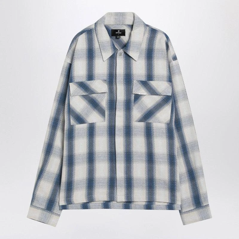 Represent Represent Men's Textu blue Flannel Shirt 1