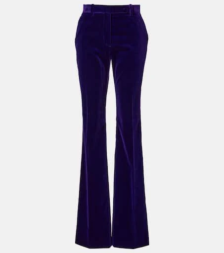 Tom Ford Cotton velvet flared pants 1