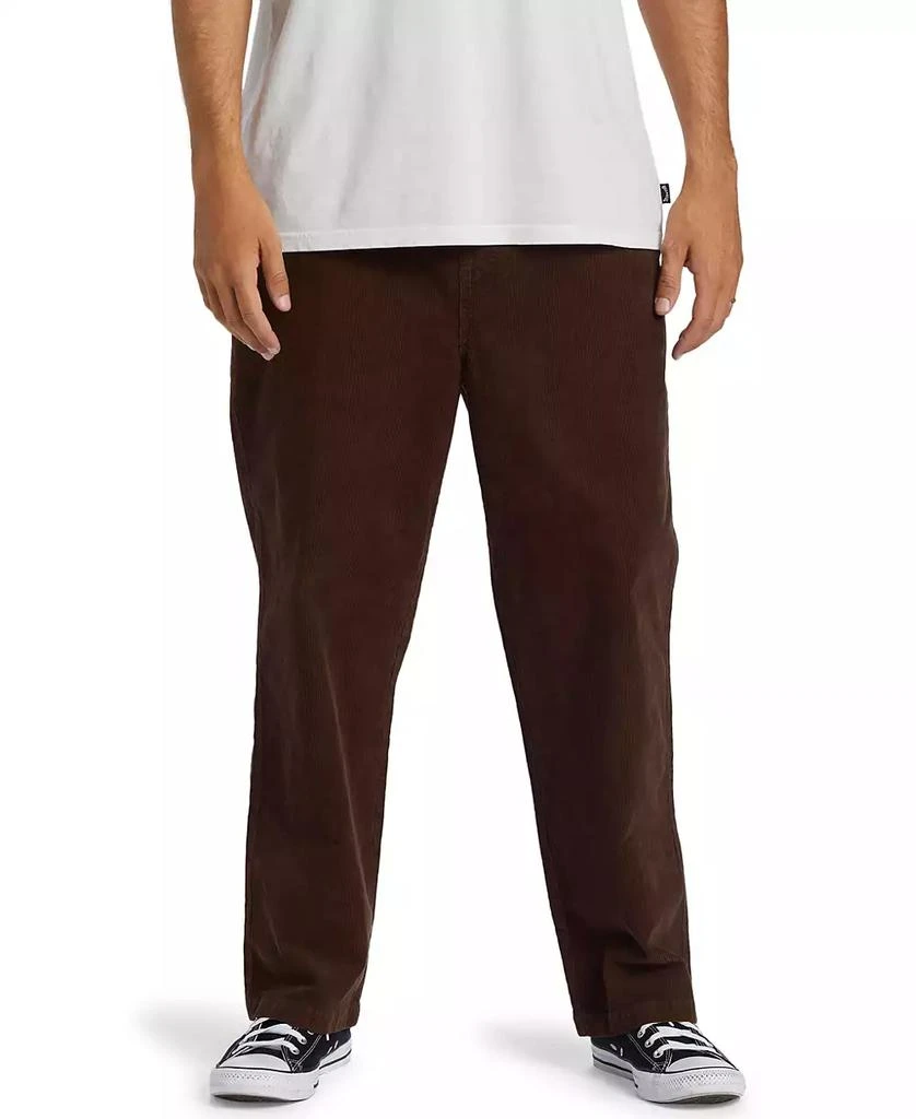 Billabong Men's Larry Relaxed Fit Straight Leg Corduroy Pants 1