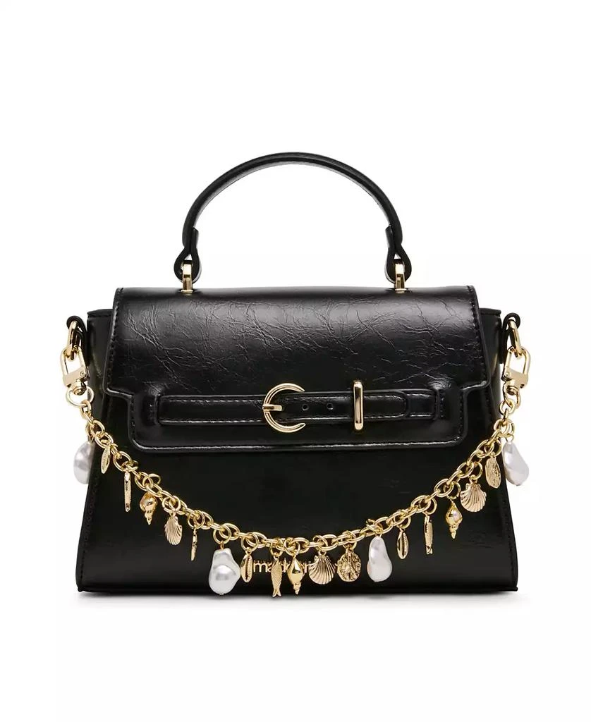 Madden Girl Shell Small Magnetic Snap Satchel Handbag