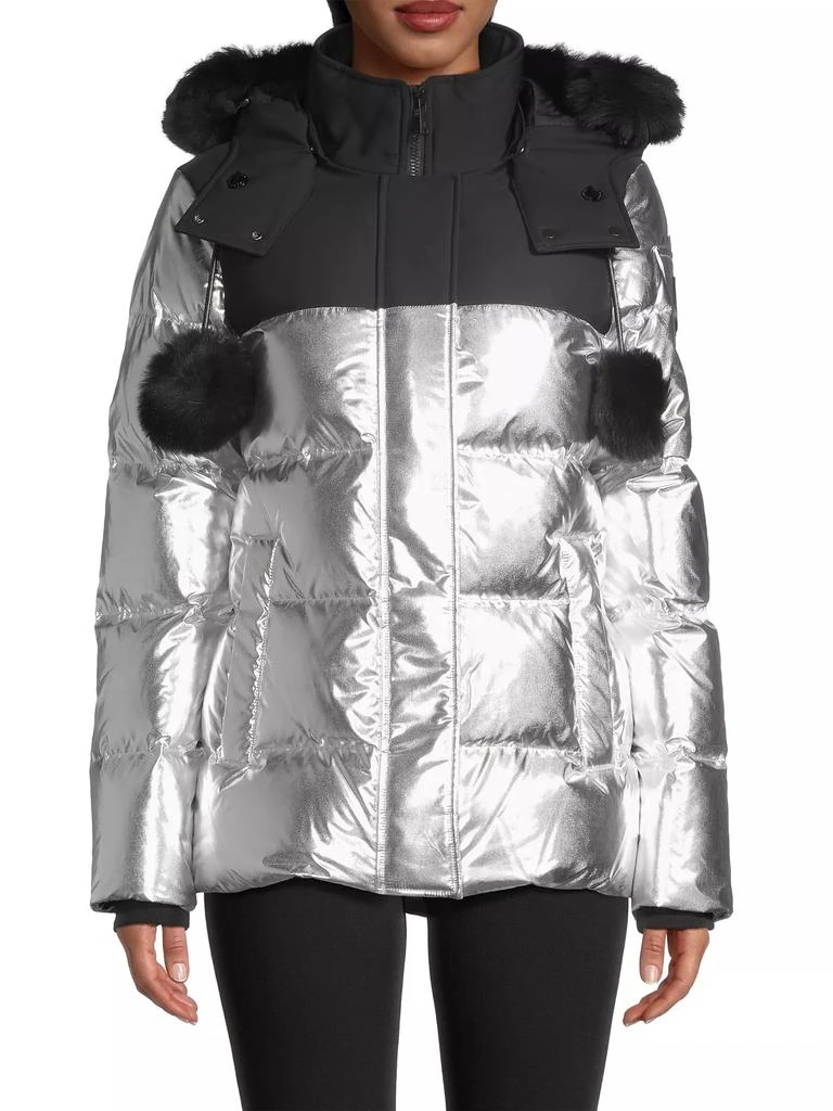 Moose Knuckles 3Q Metallic Down Puffer Jacket 3