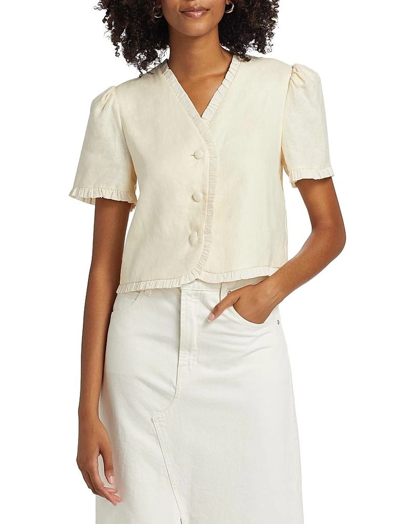 Reformation Bess Linen Top 3