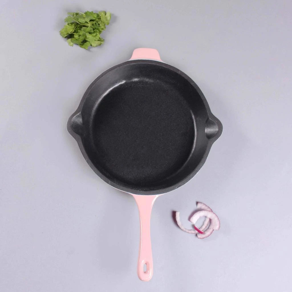 BergHOFF Neo 10" Cast Iron Fry Pan, Pink 3