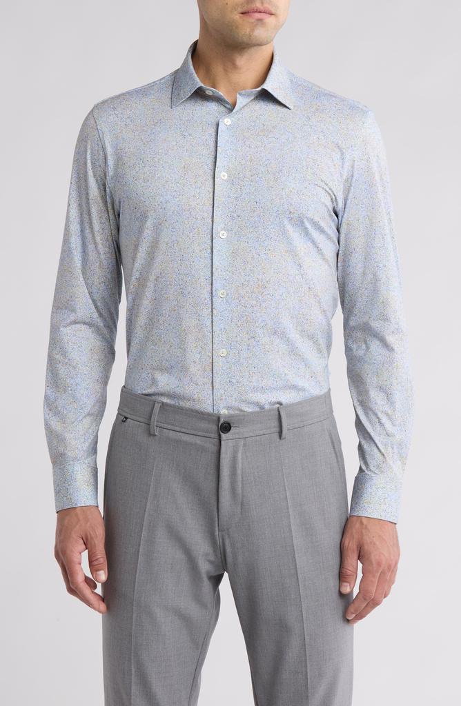 BUGATCHI James Long Sleeve Stretch Woven Shirt