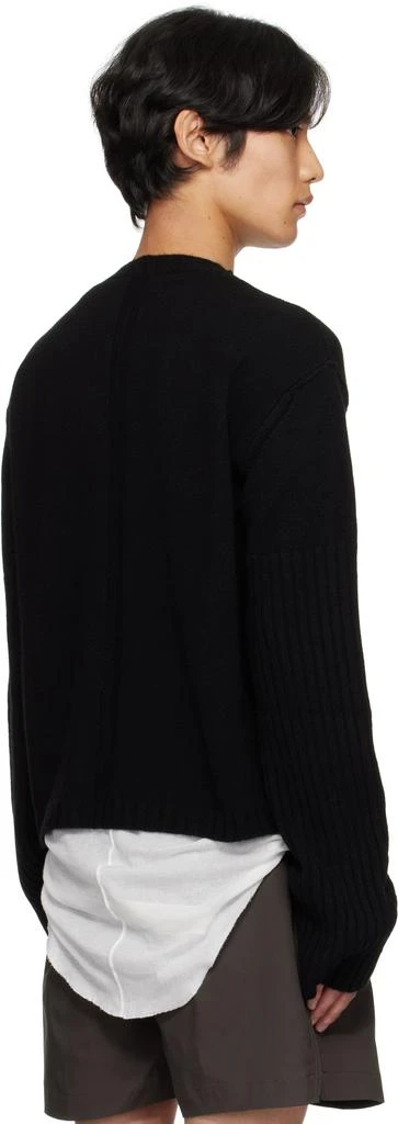 Rick Owens Black Concordians Round Neck Sweater 3